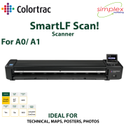 A0/A1 Portable Document Scanner for Artwork, Maps, Blueprints & More. (New!) ColorTrac SmartLF Scan