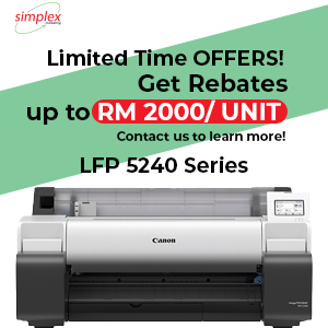Large Format Printer Incentive Free Ink Promo TM5240 & 5340
