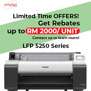 Large Format Printer Incentive Free Ink Promo TM5250 & 5255